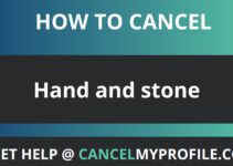 How to Cancel Hand and stone