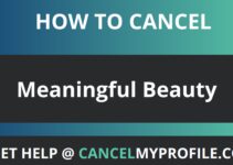 How to Cancel Meaningful Beauty