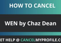 How to Cancel WEN by Chaz Dean