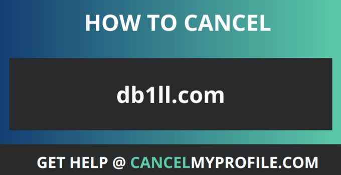 How to Cancel db1ll.com